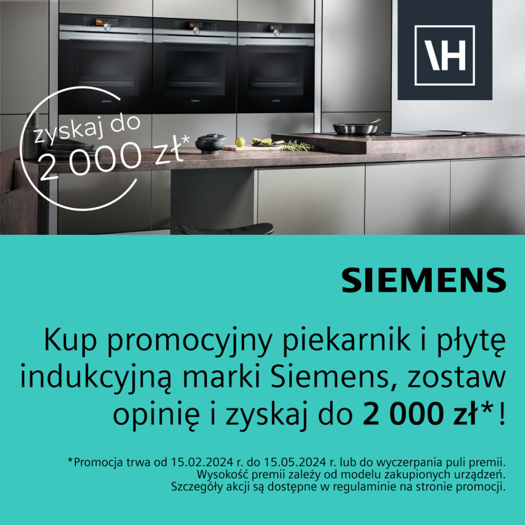 Premia za zakup AGD Siemens do 2000 zł